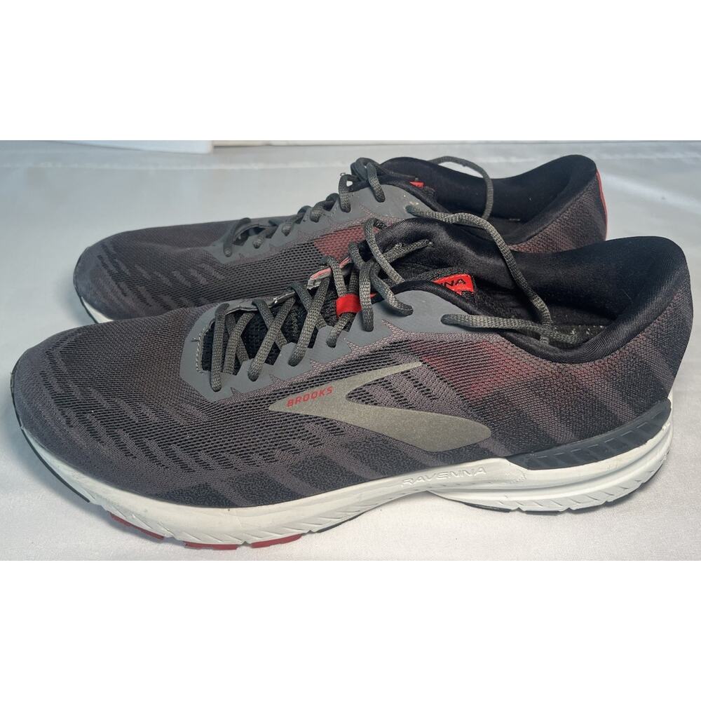 Brooks Ravenna 10 Men's Dark Gray 1102981D066 Sneakers Running Shoes Size 15